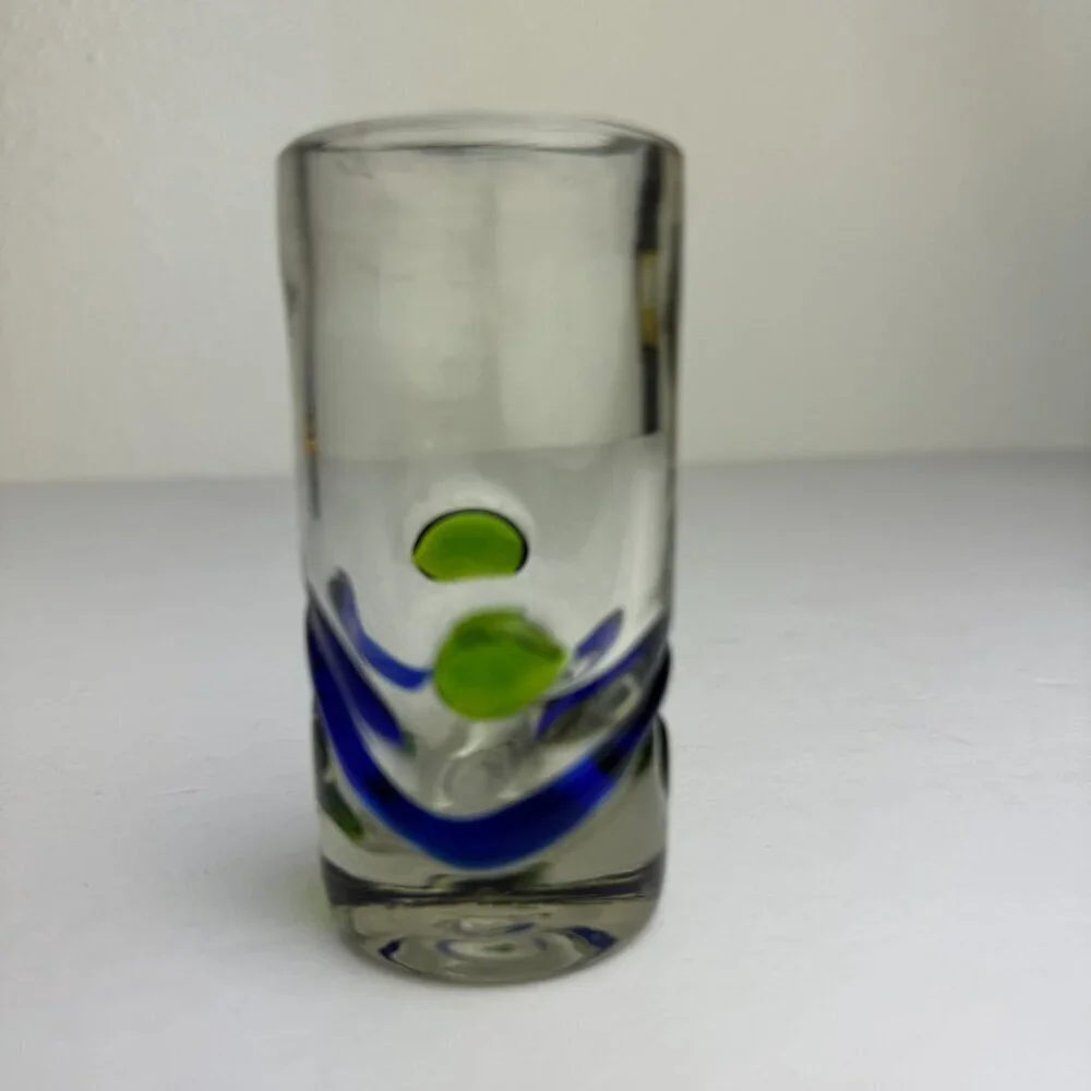 Tequila Shot Glasses - Hand Blown in Mexico Set of 3